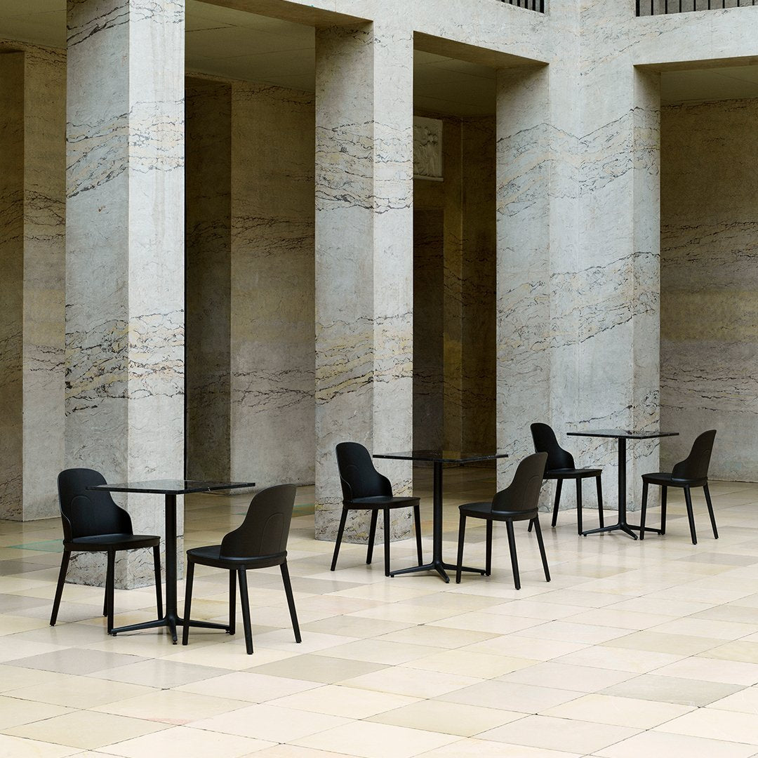 Allez Square Outdoor Cafe Table - Durable Weatherproof Bistro Table for Patio, Garden, Restaurant & Coffee Shop - Perfect for Dining, Relaxing & Entertaining Outdoors