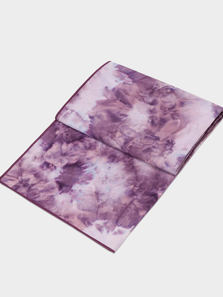 Manduka eQua Yoga Mat Towel - Non-Slip, Absorbent & Eco-Friendly for Hot Yoga, Bikram & Pilates - Perfect for Home, Studio & Travel Workouts