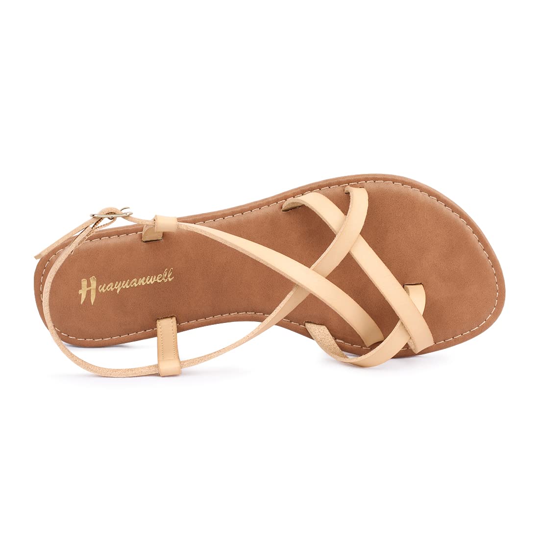 Women's Gladiator Flat Sandals - Strappy Fisherman Sandals with Ankle Strap | Comfortable Summer Beach Walking Shoes for Women | Perfect for Vacation, Outdoors, and Casual Wear