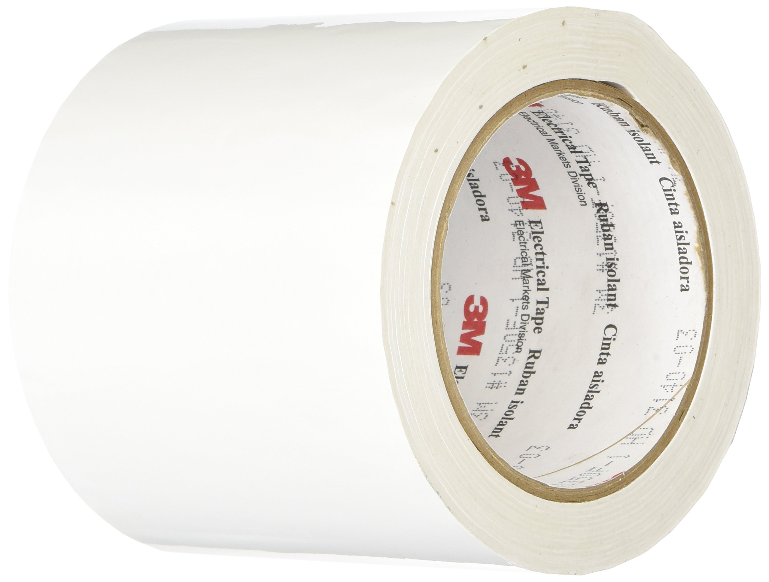 3M 1350F-1W White Electrical Tape, 4