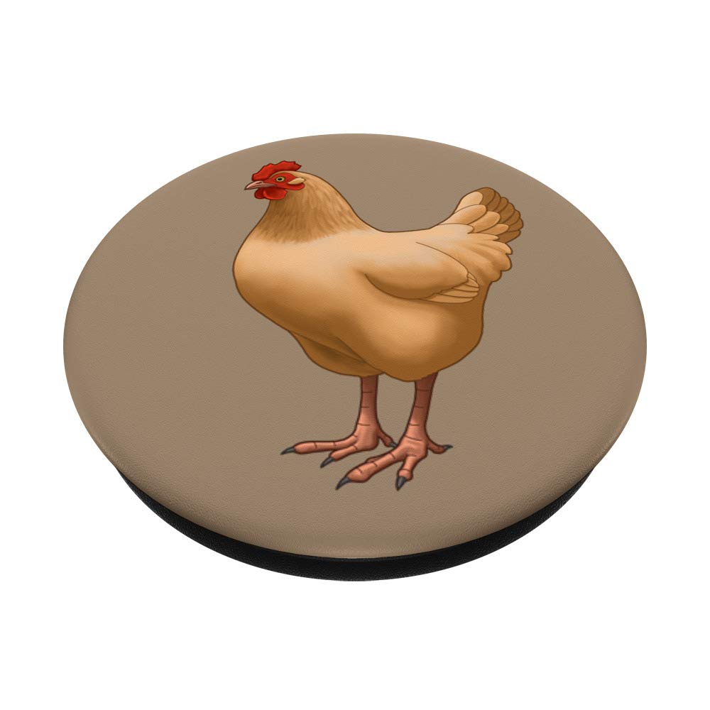 Buff Orpington Hen Chicken Lovers Gift - Swappable PopGrip for Phones & Tablets | Cute Poultry-Themed Phone Accessory | Perfect for Farmhouse Decor, Chicken Enthusiasts & Country Living