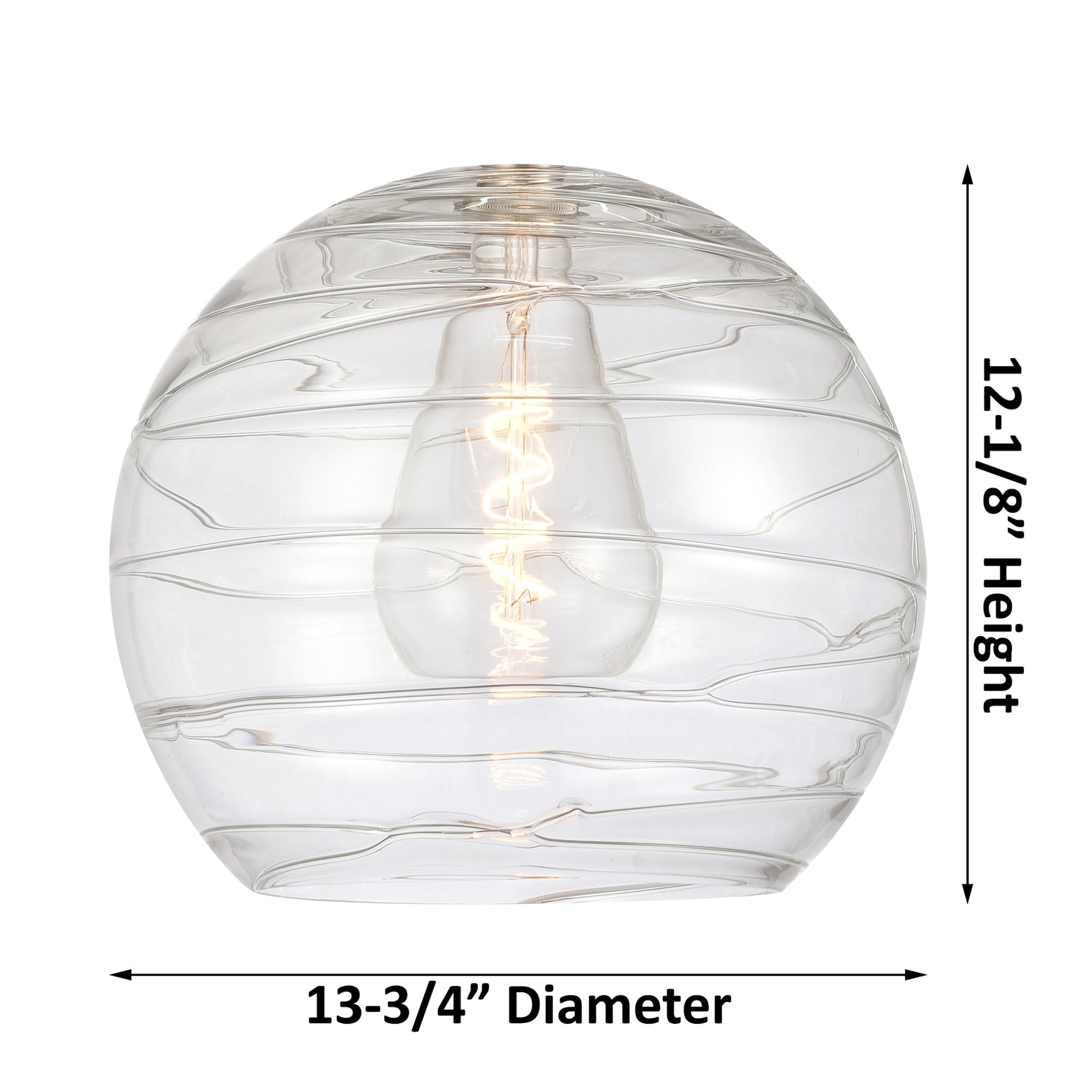 Innovations Lighting Athens Water Glass Pendant Light - 15.88