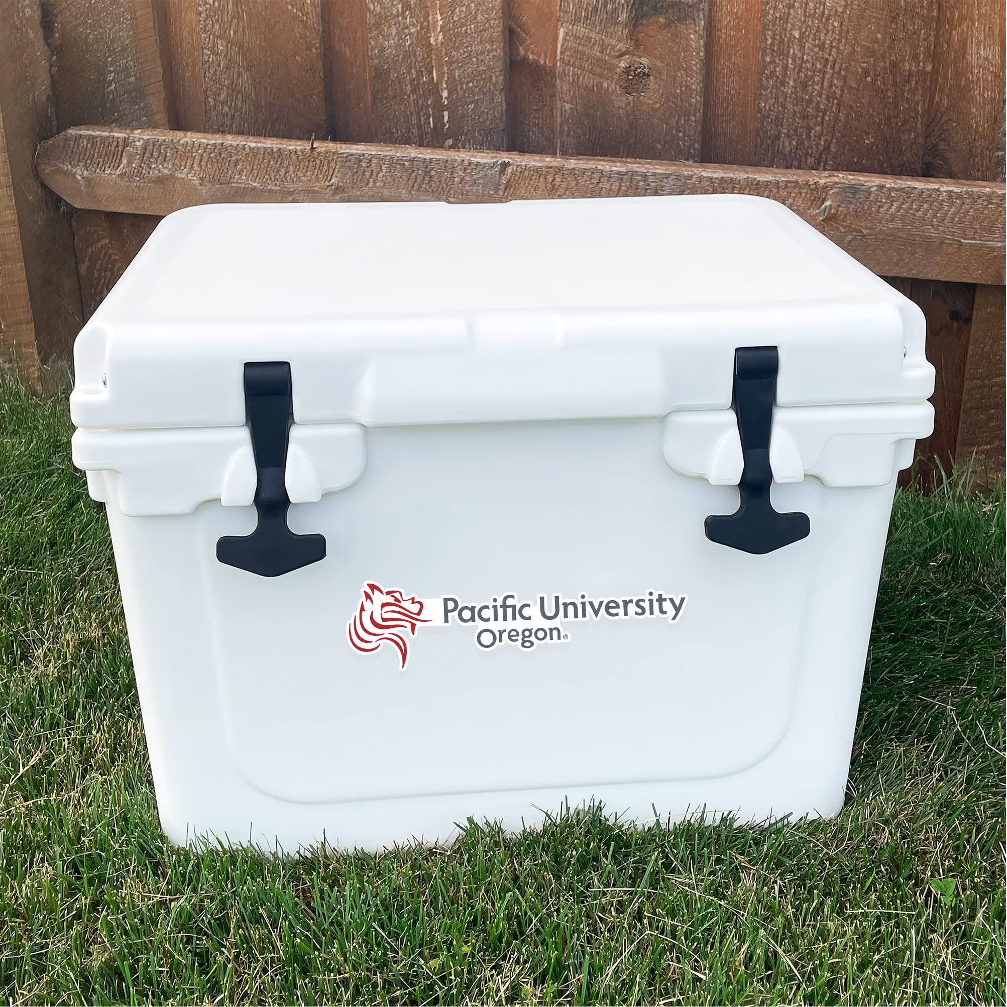 Pacific University NCAA Vinyl Decal Sticker Pack of 3 - Waterproof Laptop, Water Bottle, Car & Scrapbook Decals for College Sports Fans | Perfect for School Spirit, Game Day & DIY Crafts
