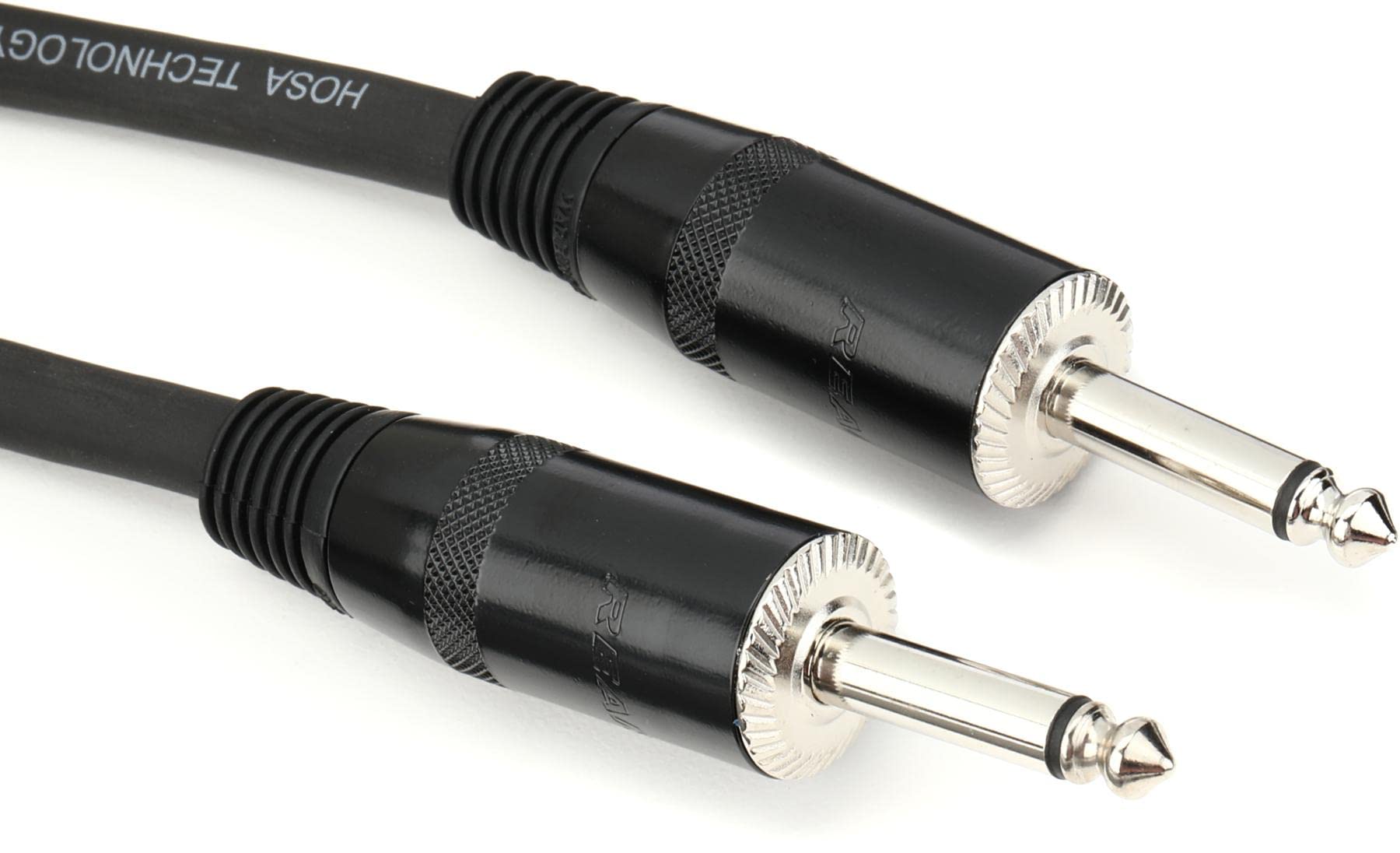 Hosa SKJ-425 Pro Speaker Cable - 1/4-inch TS to 1/4-inch TS - 25 Feet - High-Quality Audio Cable for Live Performances, Studio Recording & DJ Equipment