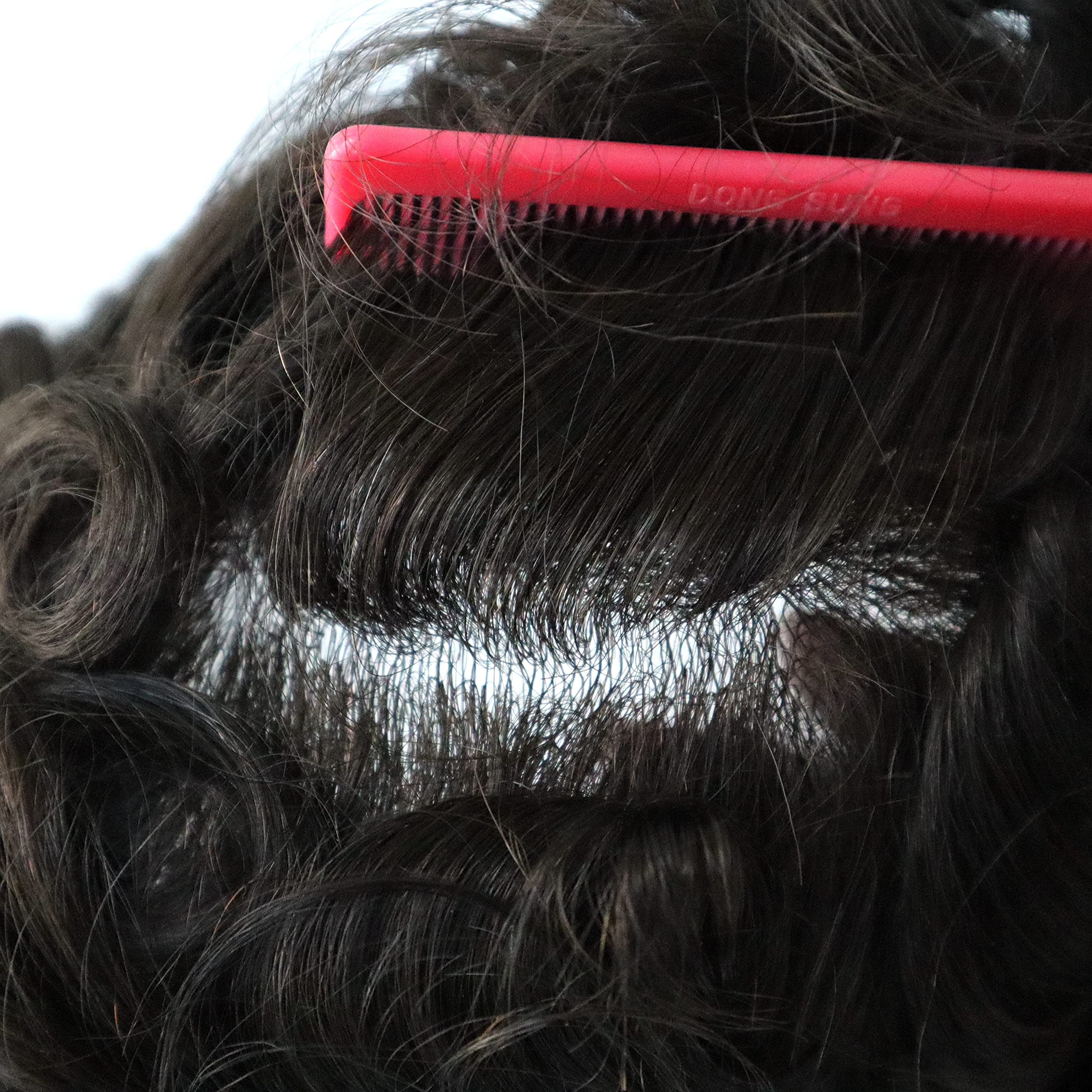 Premium Men's Toupee - 0.12mm V-Loop Human Hair Replacement System with Scalloped Front & Natural Hairline - Dark Brown (#2) - Ideal for Daily Wear, Special Occasions & Hair Loss Solutions