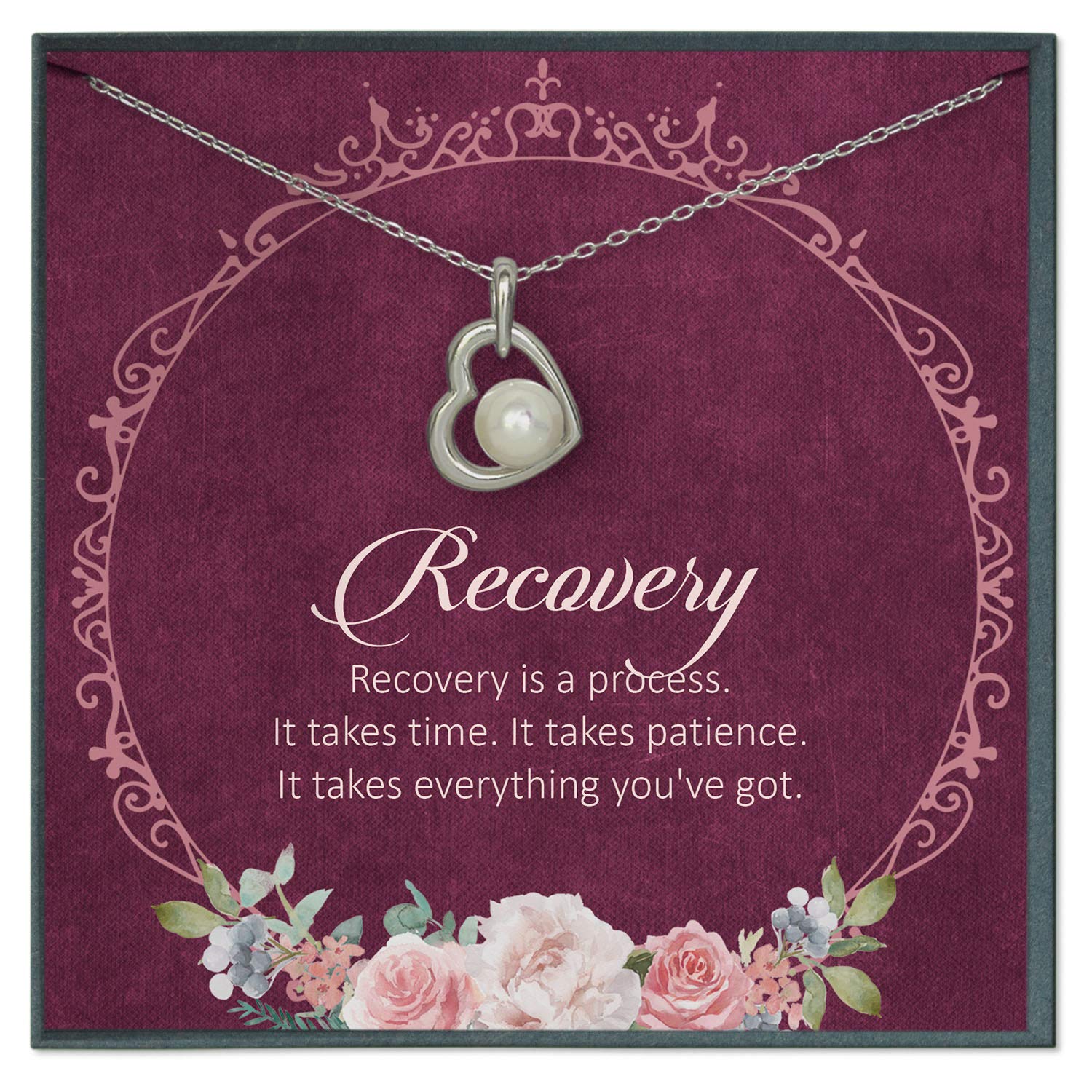 Pearl Recovery Jewelry - Inspirational Get Well Soon Gifts for Post-Surgery & Cancer Patients | Thoughtful Healing Bracelet for Women