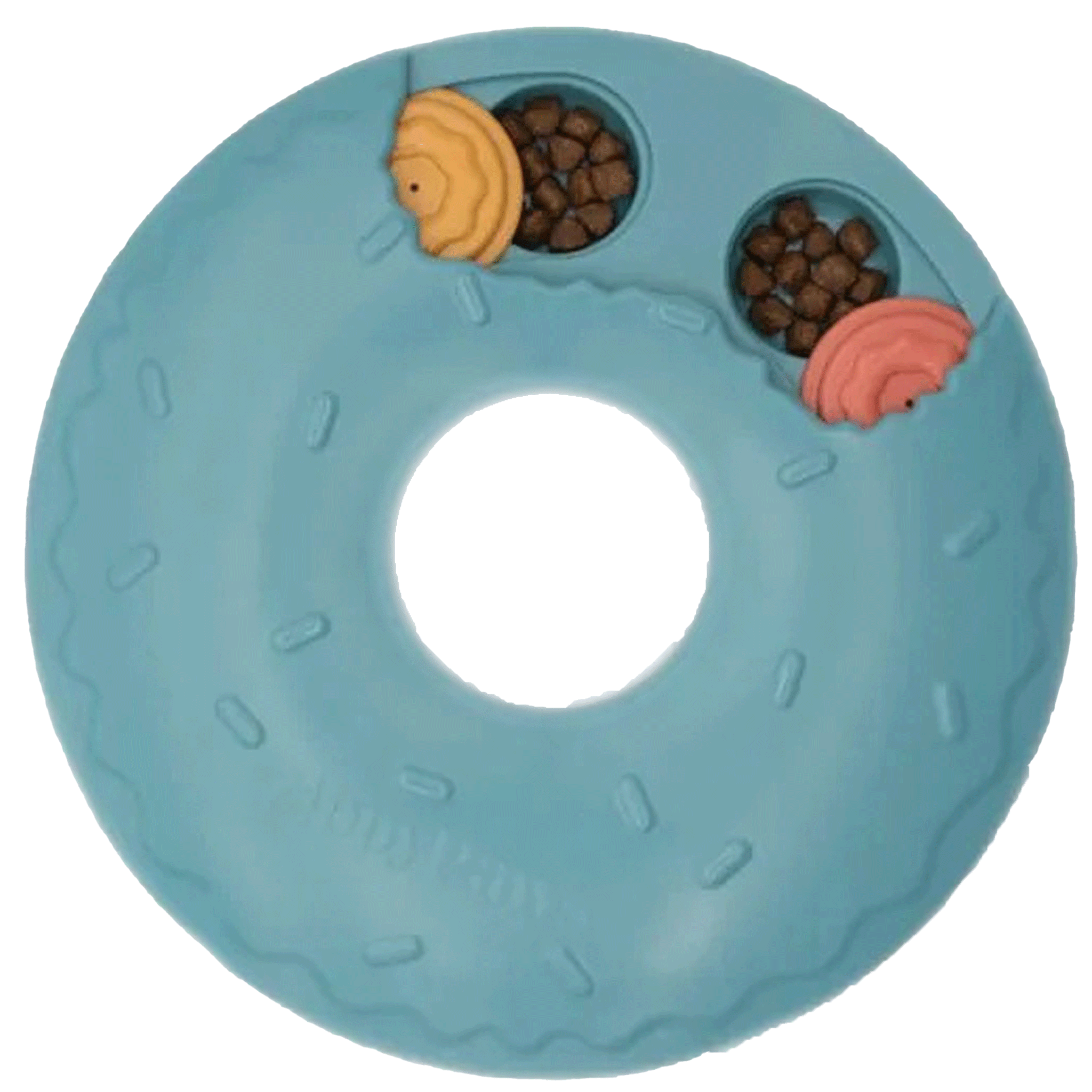 Zippy Paws Puzzlers Donut Slider Interactive Dog Toy for Small & Medium Dogs - Fun Treat Puzzle Game for Mental Stimulation & Training