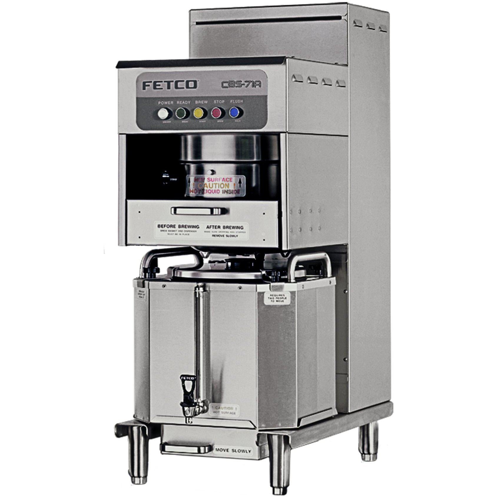 Fetco CBS 71A Commercial Single Cup Coffee Brewer C71017 - Perfect for Offices, Cafes & Small Businesses