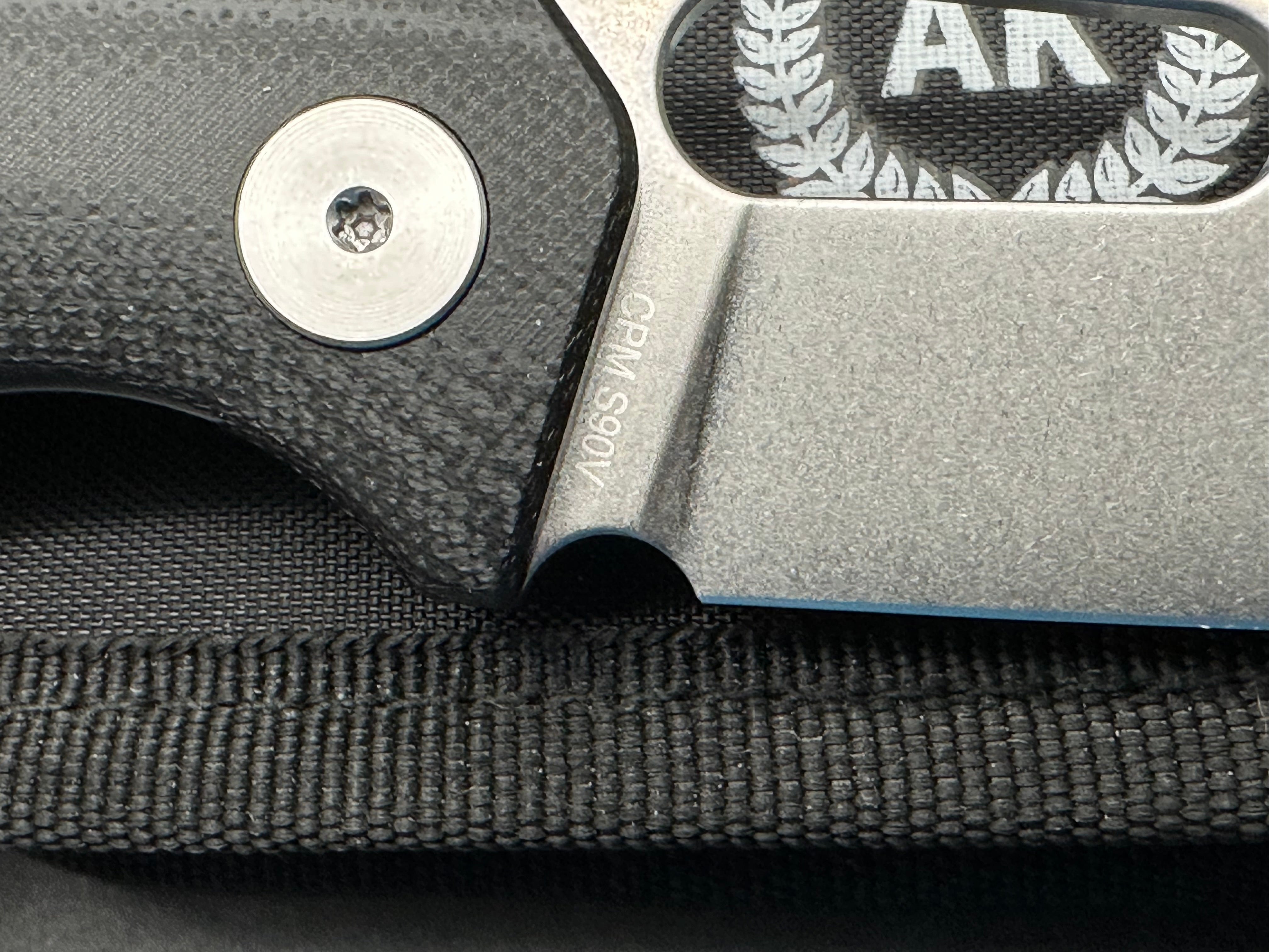 Asher Spiro G10 Folding Knife - 3.2