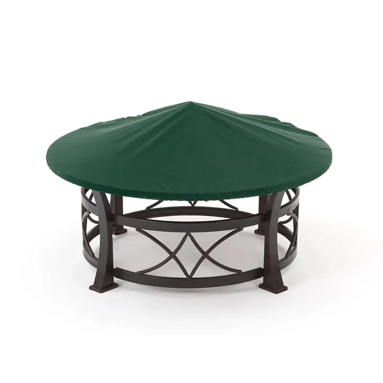 Heavy-Duty Round Fire Pit Cover - Weatherproof & UV Resistant for Outdoor Patio, Deck, and Backyard Use - Fits 36
