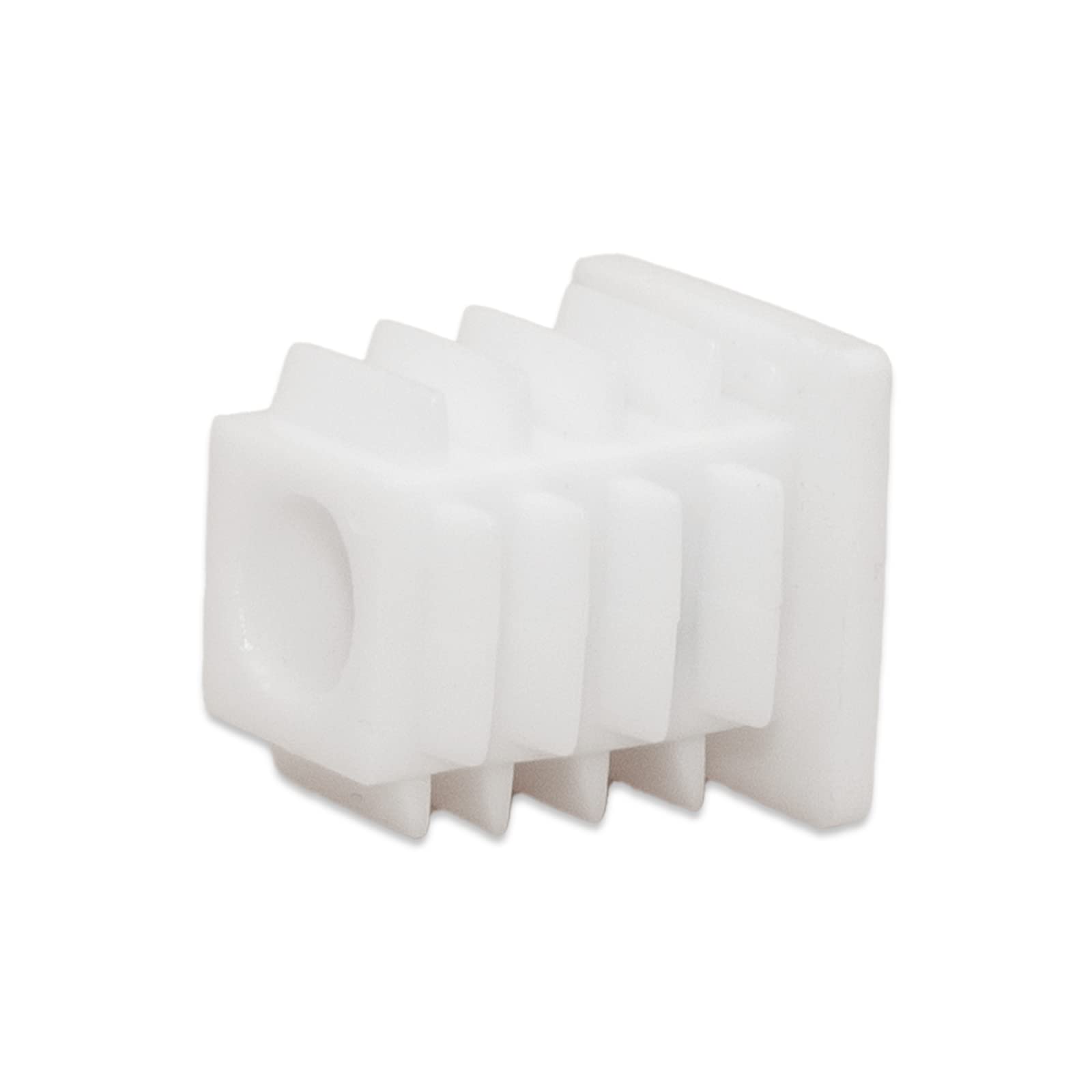 16 Pack M6 Thread Plastic Leveling Feet - 19x19mm (3/4