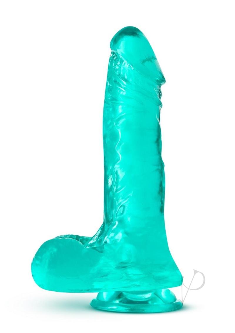 BYours Plus Ram n' Jam Realistic 8-Inch Dildo with Balls - Teal Blue | Lifelike Silicone Adult Toy for Couples & Solo Play | Enhance Intimacy & Spice Up Your Bedroom