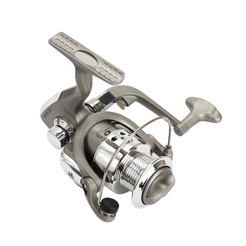 High-Speed Saltwater Spinning Reel - 5000 Size with Max Drag for Smooth Freshwater & Saltwater Fishing | Perfect for Surf Casting, Pier Fishing, and Offshore Angling
