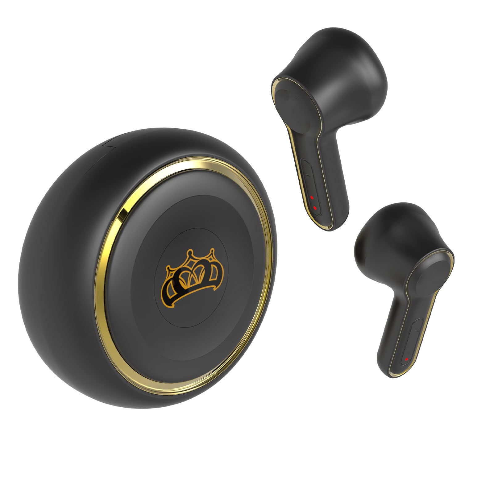 Loluka YOYO Ball True Wireless Earbuds - Bluetooth 5.0 Stereo HiFi Sound, IPX7 Waterproof, Noise Cancelling, Wireless Charging Case - Perfect for Gym, Running, Travel & Work Calls