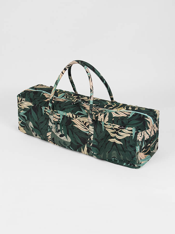GOTS Certified Organic Cotton Yoga Bag - Eco-Friendly Yoga Equipment Storage for Studio & Travel - Perfect for Yoga Mats, Blocks, and Accessories