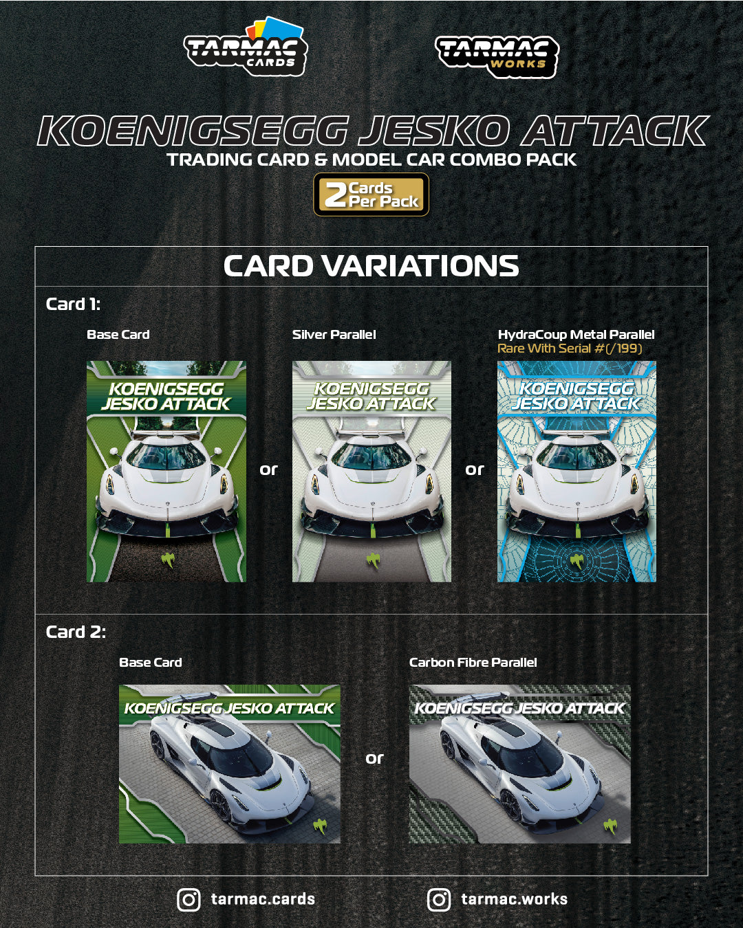 Tarmac Works 1/64 Scale Koenigsegg Jesko Attack White Diecast Model Car with Tarmac Cards - Lamley Special Edition Collectible for Car Enthusiasts | Perfect for Display, Gifts, and Diecast Collections