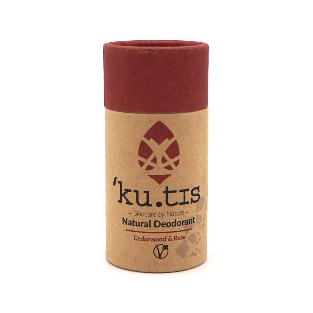 Kutis Natural Vegan Cedarwood and Rose Soap Bar 55g - Gentle Cleansing for Sensitive Skin, Perfect for Daily Use & Eco-Friendly Bathroom Essentials