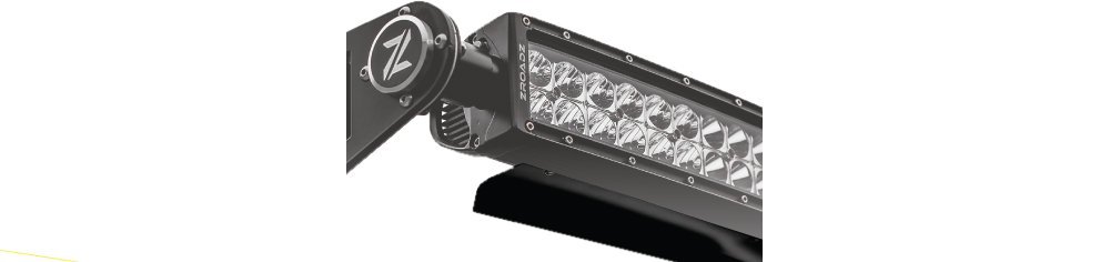 40 Inch Straight Double Row LED Light Bar Noise Cancelling Wind Diffuser - Black Aluminum Alloy for Off-Road Trucks, ATVs & UTVs | Reduces Wind Noise & Improves Light Performance (Model Z330040S)