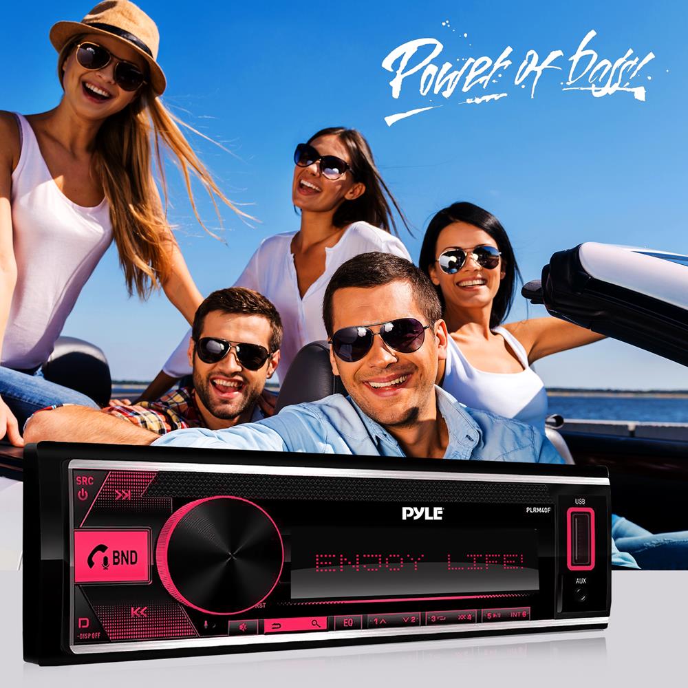 Wireless Bluetooth MP3 FM Radio Receiver Car Adapter - Hands-Free Calling & Music Streaming for Cars, Home, Office
