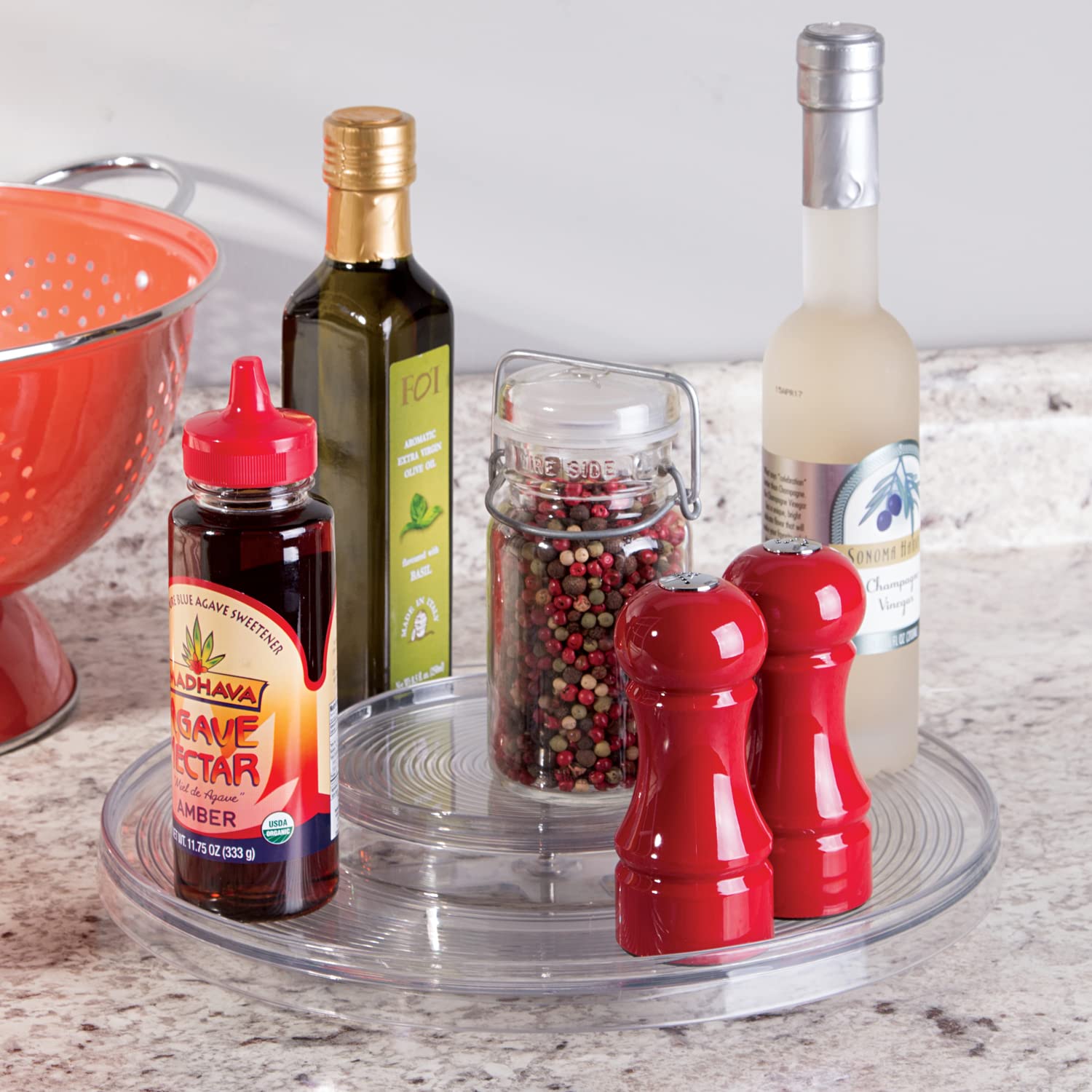 iDesign Linus 2-Tier Lazy Susan Turntable Organizer - 11