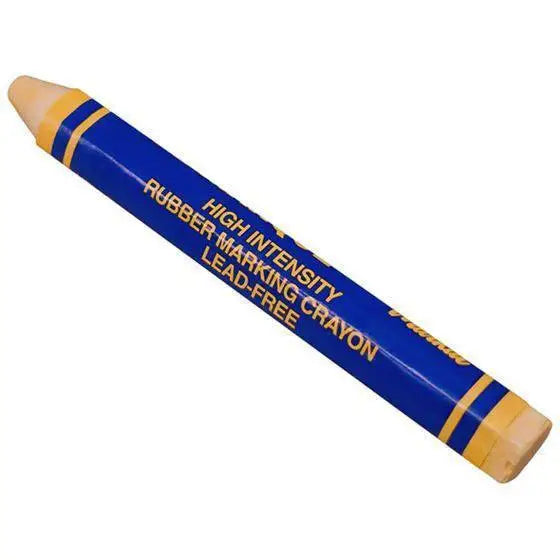 AA Yellow Hex Tire Marking Crayons (12/Box) - Durable Tire Marking Tools for Construction, Warehouse & Industrial Use