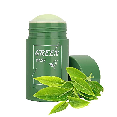 Green Tea Stick Mask for Face - Blackhead Remover with Green Tea Extract | Deep Pore Cleansing, Moisturizing, Oil Control & Skin Brightening | Suitable for All Skin Types (Men & Women) | Perfect for Daily Skincare Routine & Spa Days (1PCS)