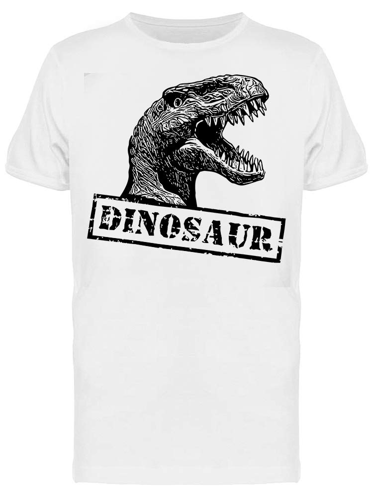 Smartprints Dinosaur Seal Graphic T-Shirt for Men - Cool Casual Cotton Tee for Everyday Wear, Street Style & Dinosaur Lovers