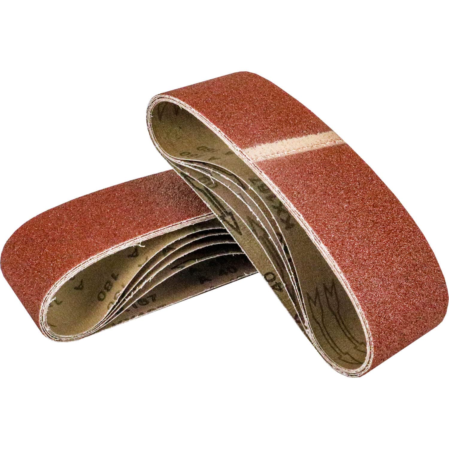 10-Pack 40 Grit Sanding Belts for Belt Sanders | 75 x 533 mm Cloth Sanding Belts | Durable Sandpaper for Woodworking & Metal Polishing | Perfect for DIY Projects & Professional Workshops