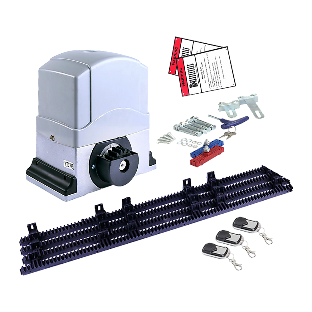 1200KG Heavy Duty Automatic Sliding Gate Opener with 4m Rail - Commercial & Residential Driveway Security System for Homes, Warehouses, and Industrial Properties