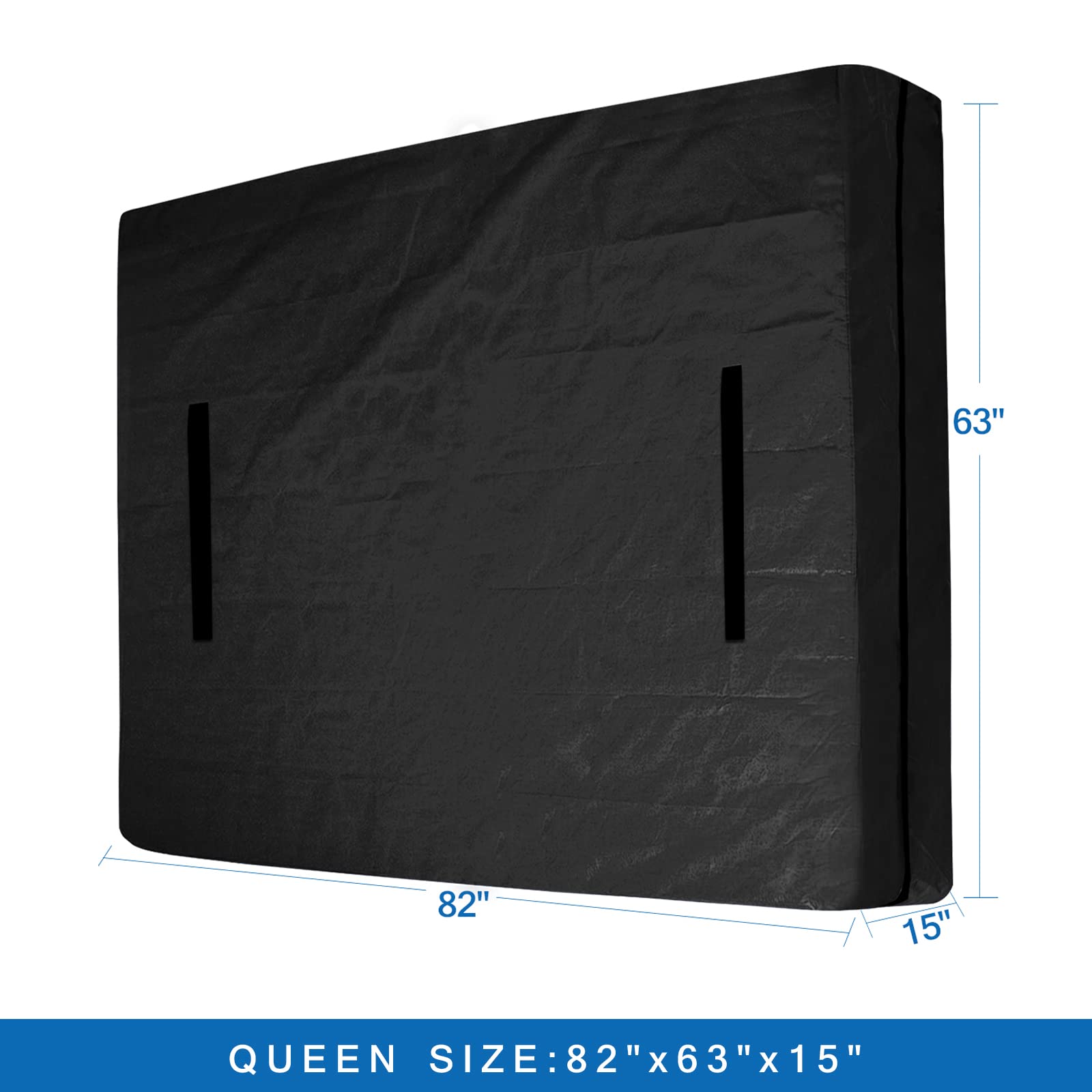 Queen Size Waterproof Mattress Storage Bag for Moving - Heavy Duty Zippered Mattress Cover with Handles, Reusable Moving Supplies | Perfect for Home Storage, College Dorm Moves & Long-Term Mattress Protection