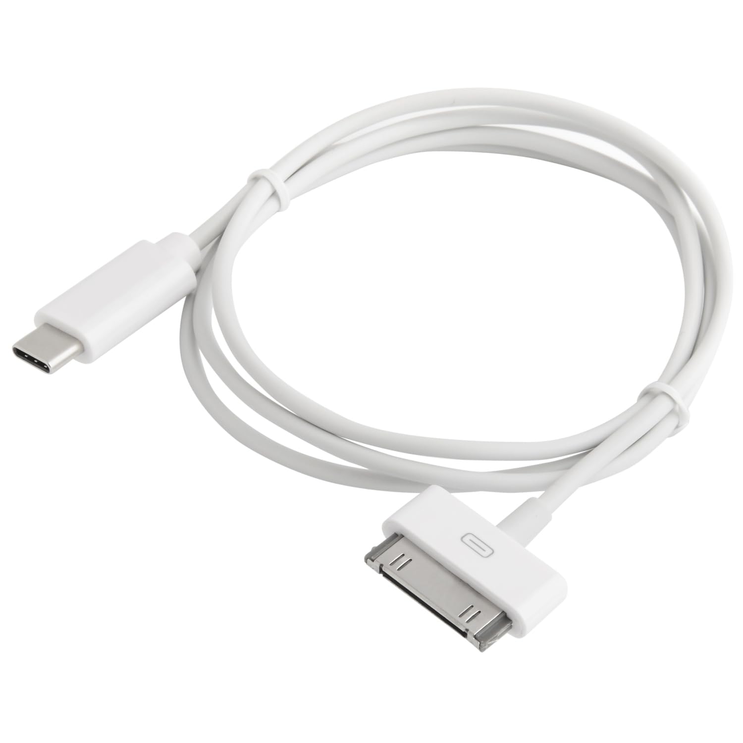 USB C to 30-Pin Adapter Cable for iPhone 4S/4/3G/3/1, iPad 3/2/1, iPod - 3ft Fast Charging & Data Sync Cable - Compatible with iPhone, iPad, iPod - Perfect for Home, Office & Travel Charging - CableDirect