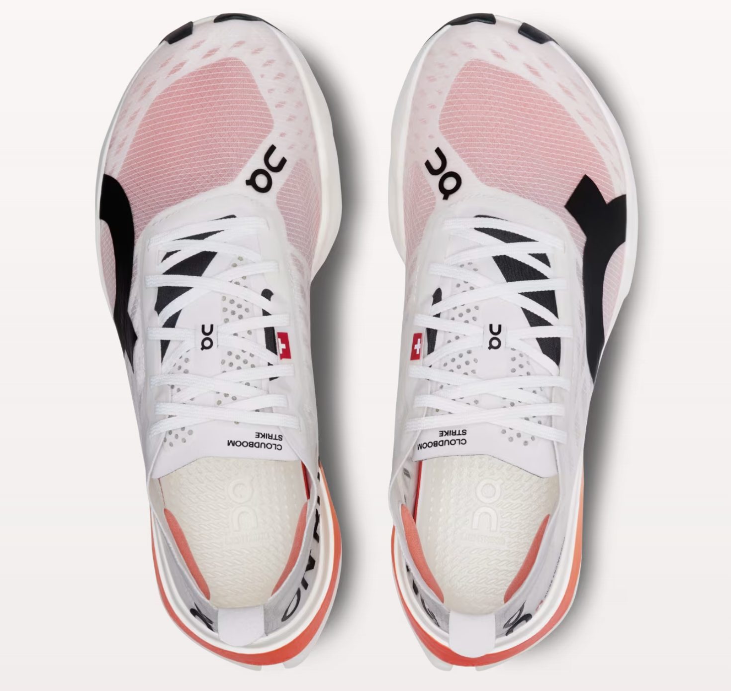 Nike Women's Cloudboom Strike Running Shoes (White/Black) - Lightweight & Responsive for Marathon Training & Road Racing