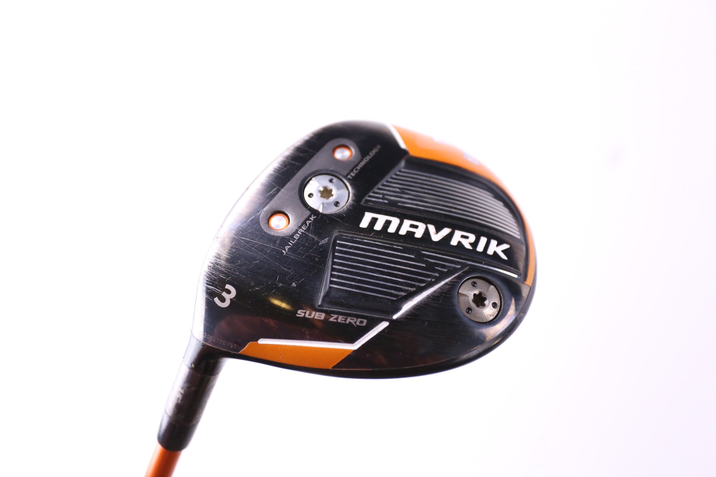 Used Callaway Mavrik Sub Zero 3 Wood Left Handed 15° Golf Club - Extra Stiff Flex for Long Distance Shots | Perfect for Left-Handed Golfers on the Fairway