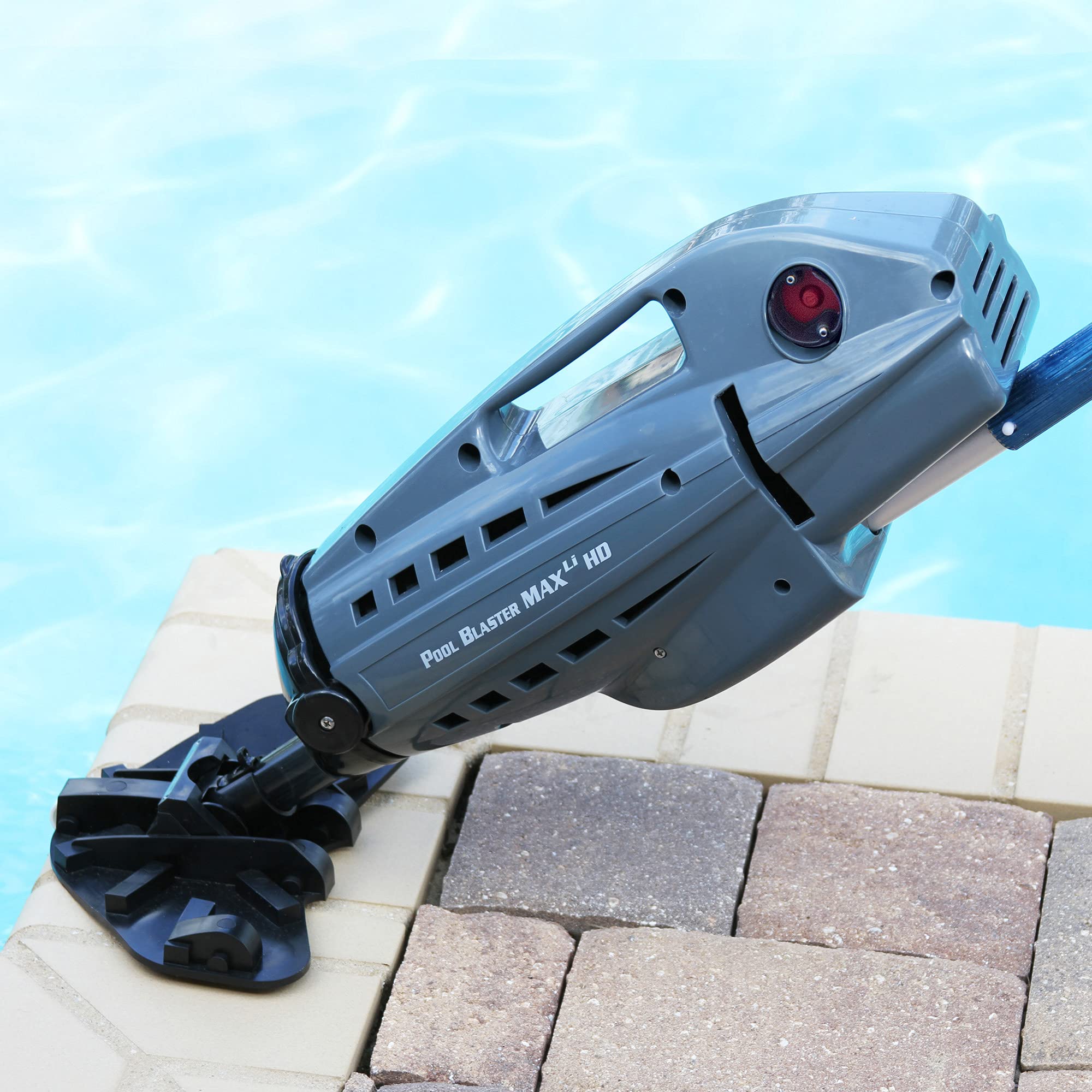 POOL BLASTER Max HD Cordless Pool Vacuum - Powerful Handheld Rechargeable Pool Cleaner for Inground & Above Ground Pools | Heavy-Duty Cleaning with High Capacity | Hoseless Design by Water Tech | Perfect for Quick Pool Maintenance & Spot Cleaning