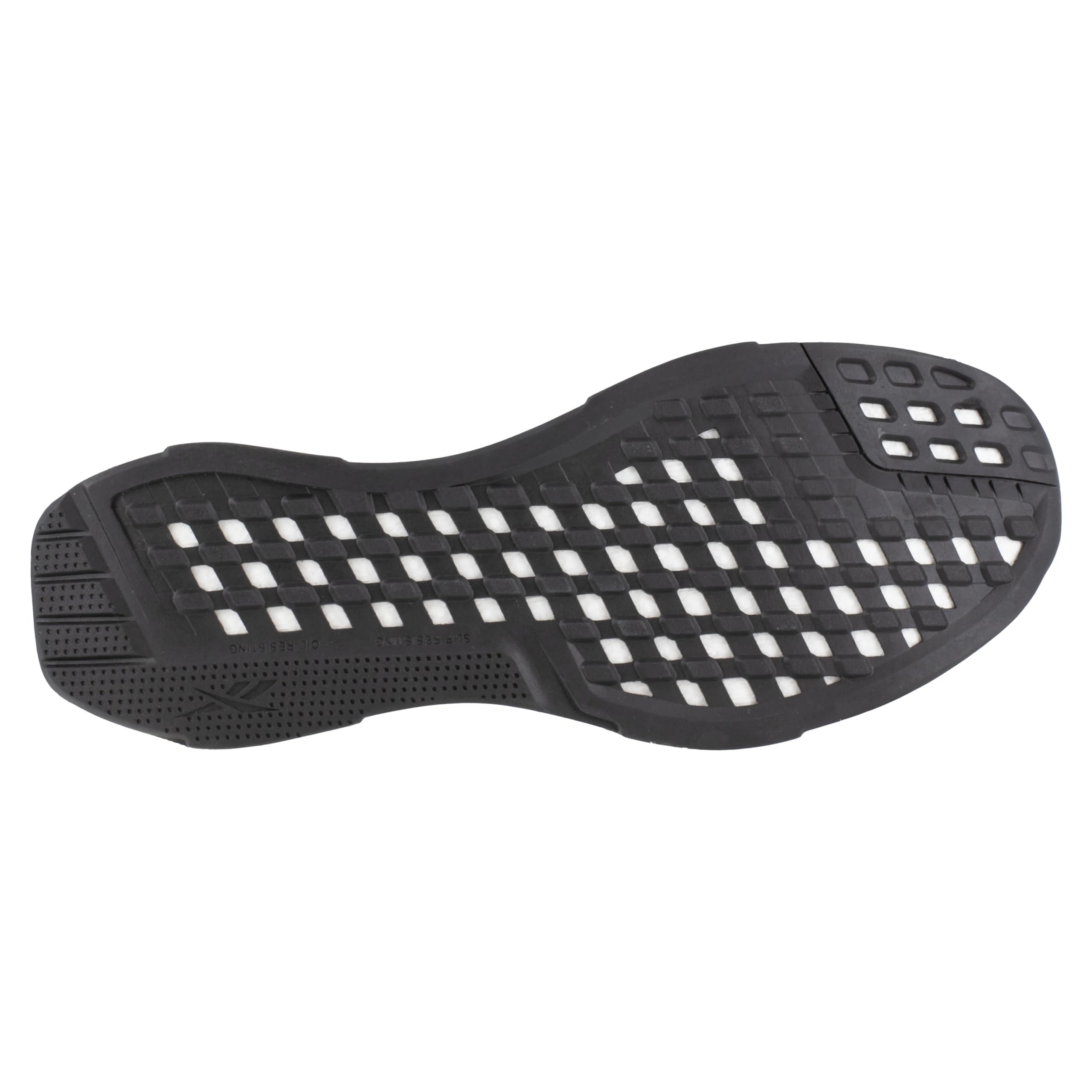 Reebok Men's Rb4314 Fusion Flexweave Safety Composite Toe Athletic Work Shoes - Black & Blue - Lightweight & Durable for Construction, Warehouse & Industrial Work