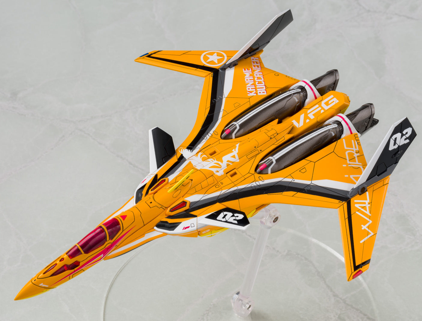 Macross Delta VFG Variable Fighter Girls VF-31J Siegfried Kaname Buccaneer Model Kit - Anime Action Figure for Collectors & Display