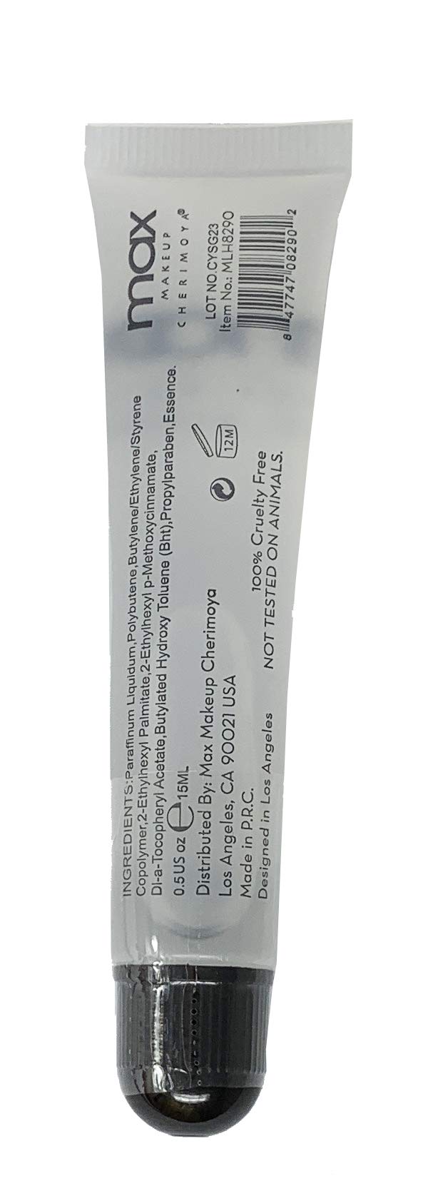Cherimoya 3-Pack MAX Makeup Lip Polish - Honey Clear Gloss for Shiny, Plump Lips | Perfect for Daily Wear, Date Night & Special Occasions