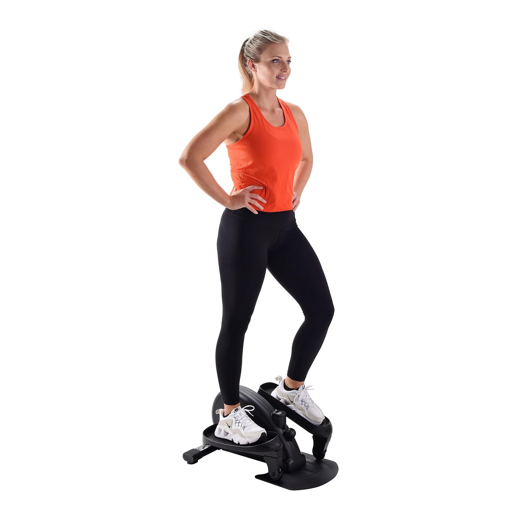 Stamina Inmotion Compact Strider Under Desk Elliptical Machine - Portable Foot Pedal Exerciser for Home & Office - Seated or Standing Low-Impact Workout Equipment for Fitness, Rehabilitation & Active Sitting
