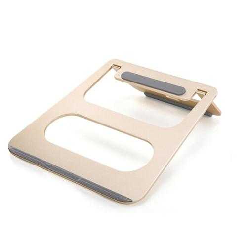 Cooskin Universal Folding Laptop Stand - Aluminum Alloy Adjustable Computer Stand with Cooling Function for MacBook, iPad, Tablet - Perfect for Home Office, Gaming & Travel Use