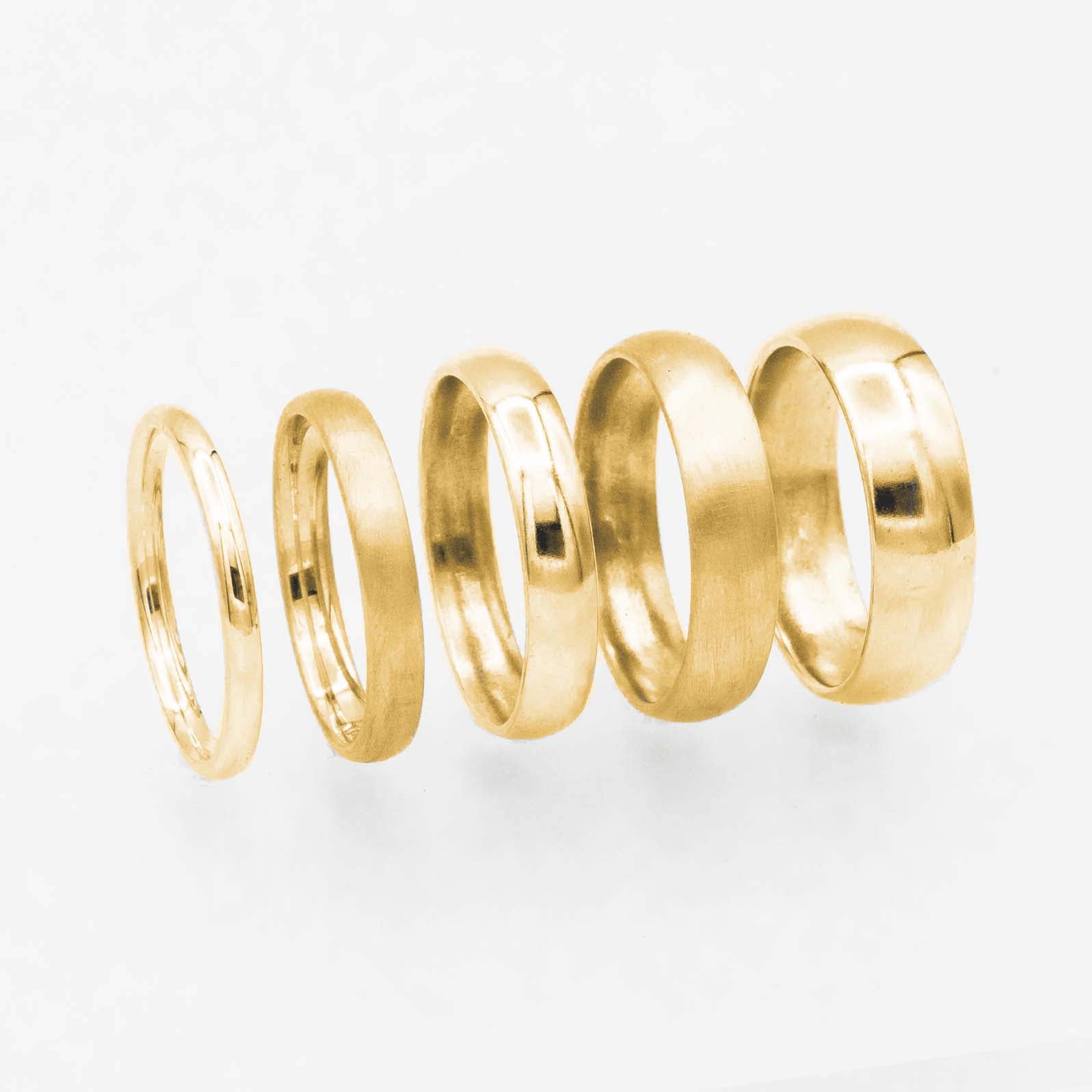 Premium Half Round Profile Band for Jewelry Making - Durable & Versatile Metal Ring for DIY Bracelets, Necklaces & Crafting Projects - Perfect for Wedding, Gifts & Fashion Accessories