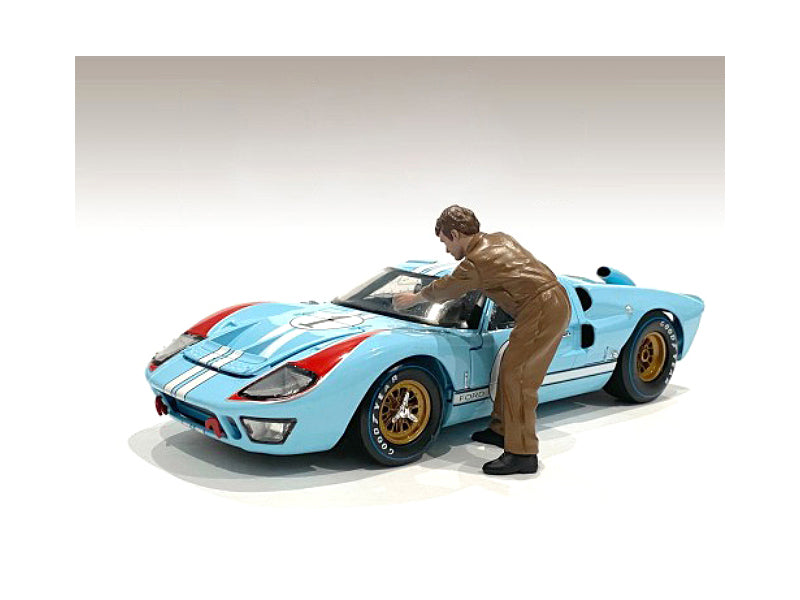 American Diorama 1/18 Scale Race Day 1 Figurine V - Realistic Model Car Driver for Diecast Collectors & Diorama Scenes