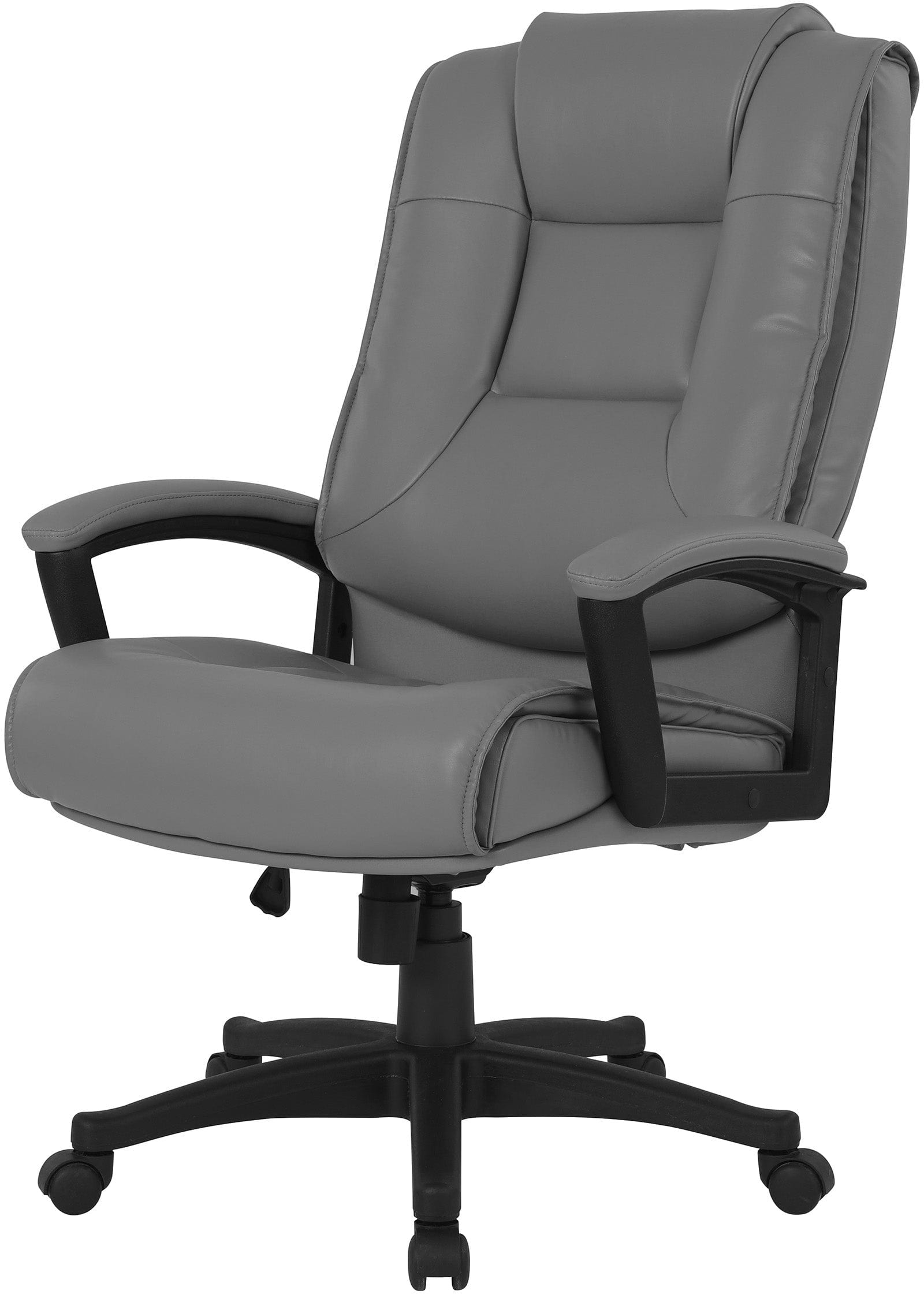 Office Star High Back Bonded Leather Executive Chair [EC5162] - Ergonomic Desk Chair for Home Office & Business, Comfortable Computer Chair for Long Hours Work