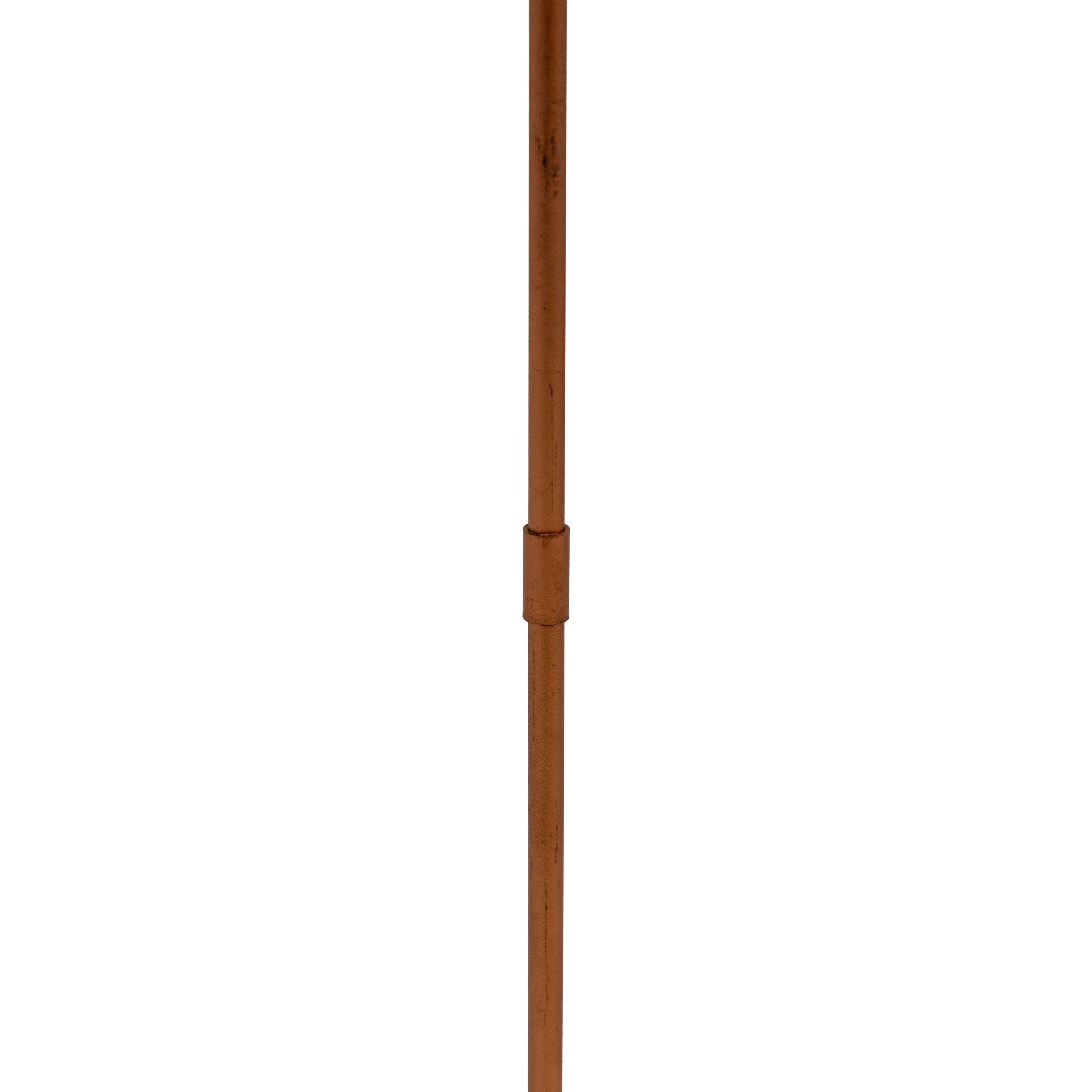 Sunnydaze Staked Copper Bird Bath with UV Resistant Finish - 34.25 Inch Height - Outdoor Garden Decor for Birds and Wildlife