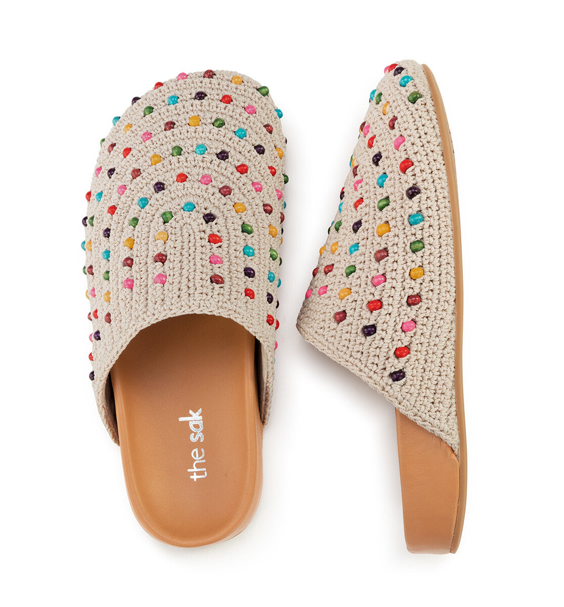 Bolinas Crochet Clogs for Women - Comfortable Handmade Summer Slide Sandals with Arch Support - Perfect for Beach, Pool, and Casual Outings