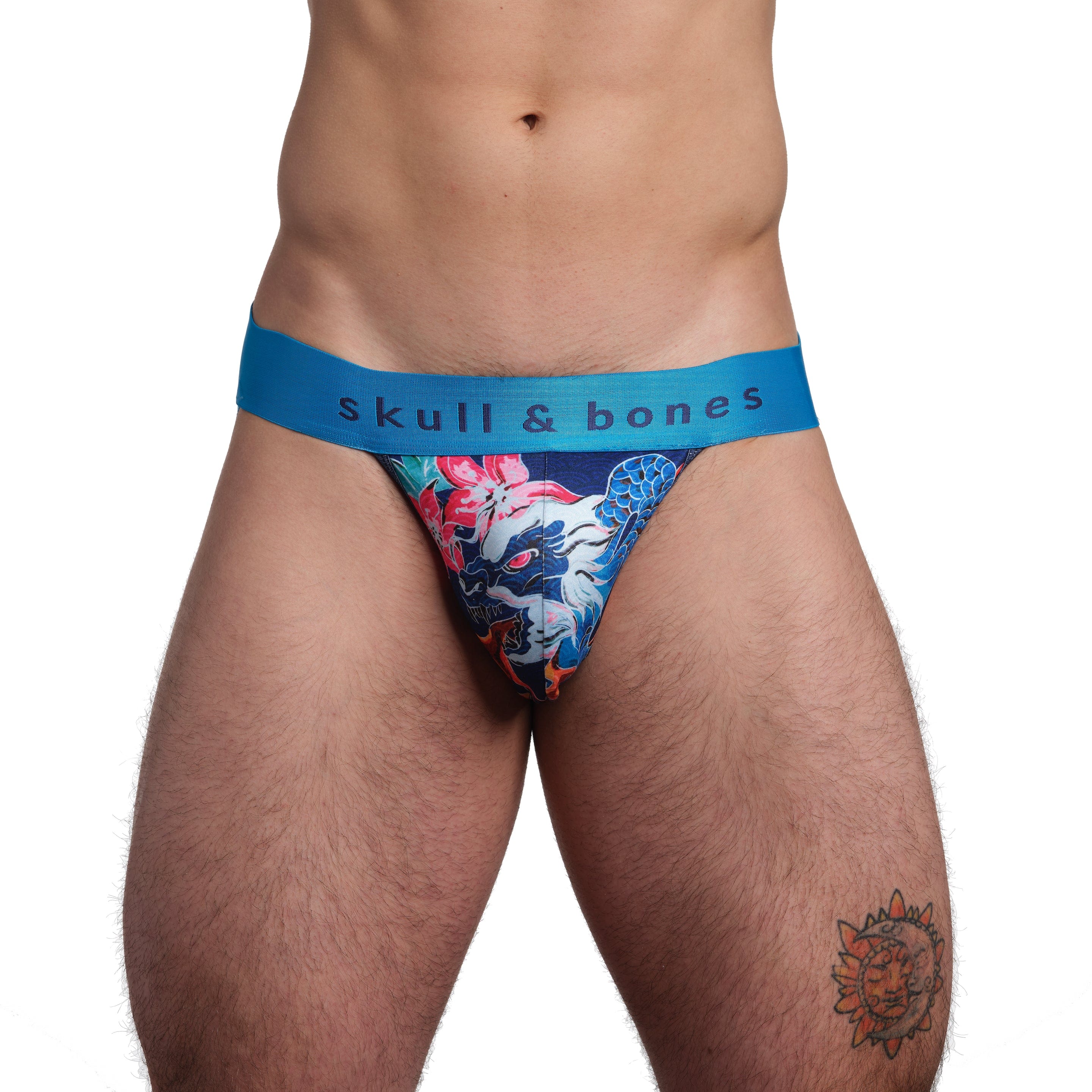Fire Breathing Dragon Jock Strap - Fantasy LARP Costume Accessory for Cosplay, Renaissance Fairs & Theatrical Performances