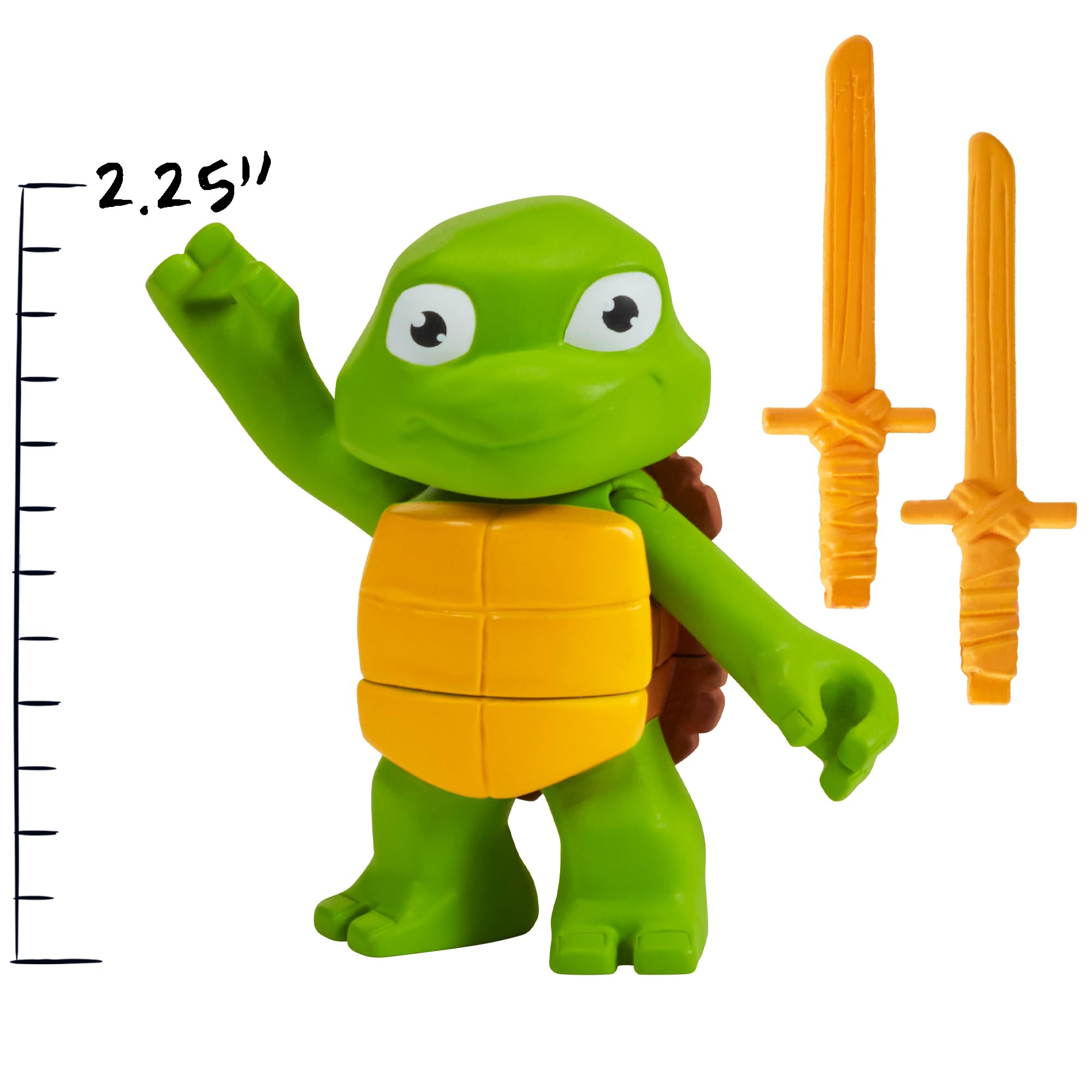 TMNT Leonardo & Donatello Action Figure 2-Pack - Teenage Mutant Ninja Turtles Collectible Toys for Kids Ages 4-7 | Perfect Birthday Gift for Boys & TMNT Fans | Great for Playtime, Display & Collection