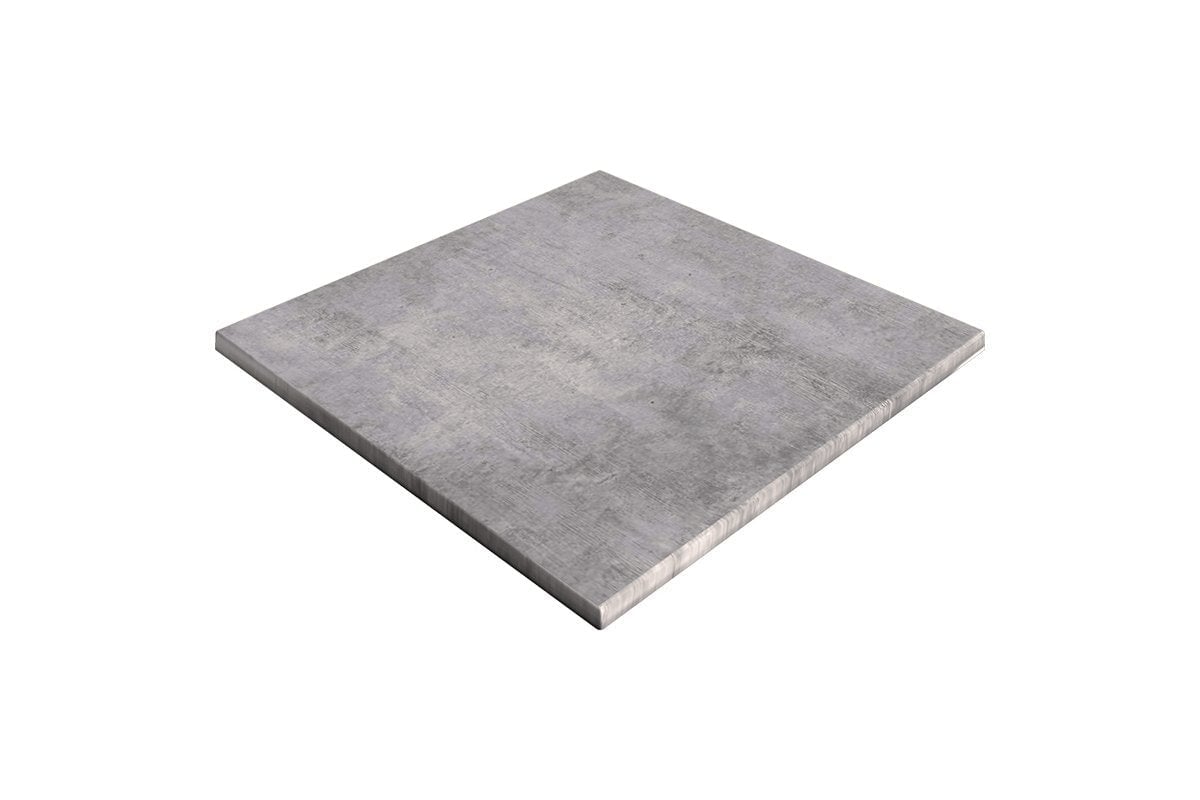 SM France Werzalit Duratop Square Table Top 800L x 800W - Durable Commercial-Grade Surface for Restaurants, Hotels, and Office Break Rooms