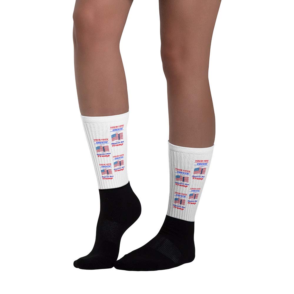 Anti Trump Socks - Funny Political Socks for 2024 Election | Trump Resistance Socks for Men & Women | Great for Protests, Pride Parades & Political Rallies