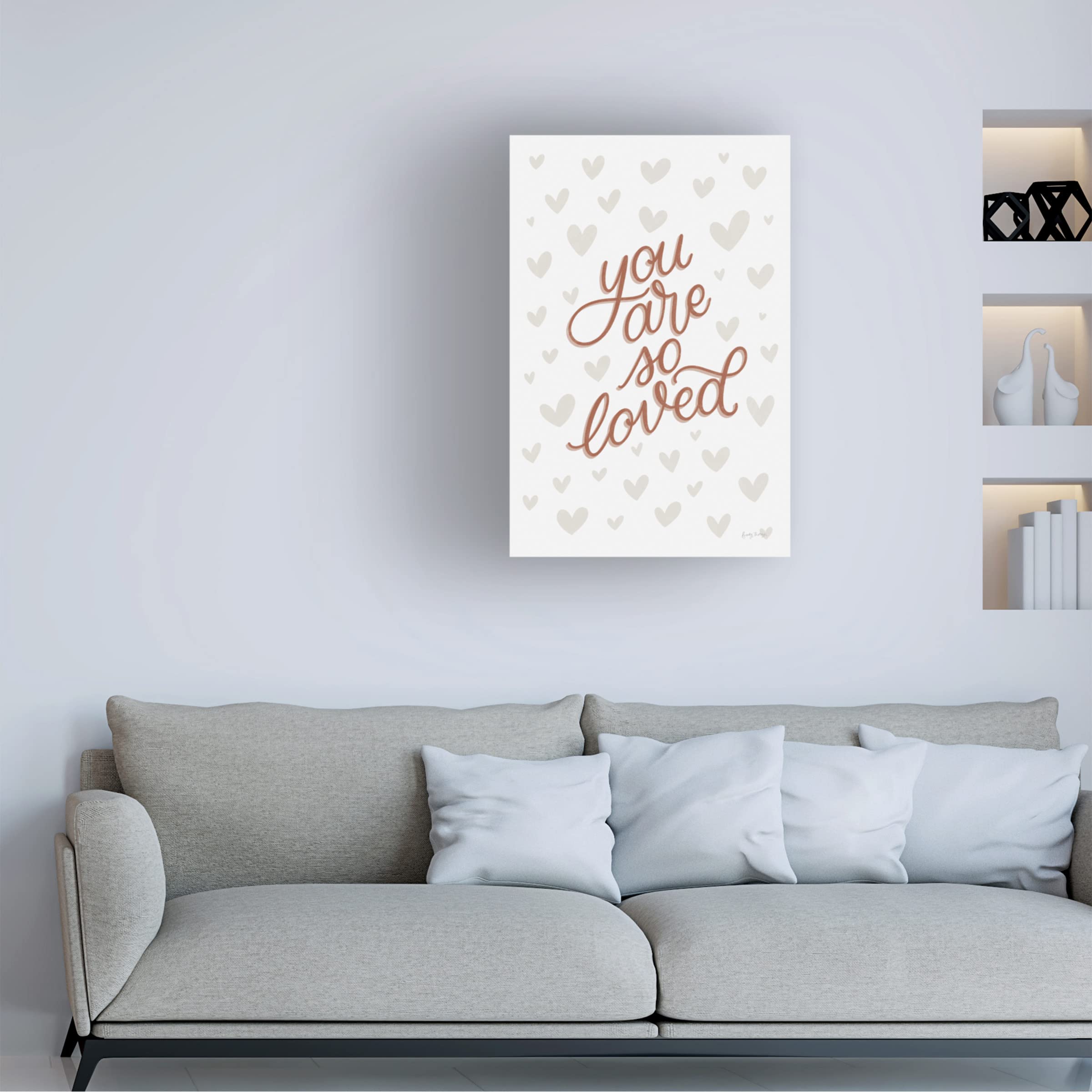Becky Thorns 'Boho Nursery IX' Canvas Wall Art Print - Modern Bohemian Nursery Decor for Baby Room & Kids Bedroom