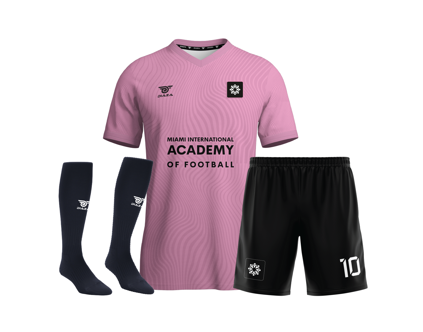 Official Miami International Academy Away Soccer Uniform - Comfortable & Durable for Games & Practice